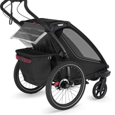 Remorque de vélo ​Thule pour 1 Enfant – Chariot Sport 2 Single – noir