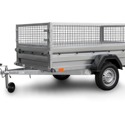 Remorque bagagère pas cher​ ZASLAW 235SU – 2,35 X 1,32 M GRILLAGÉE