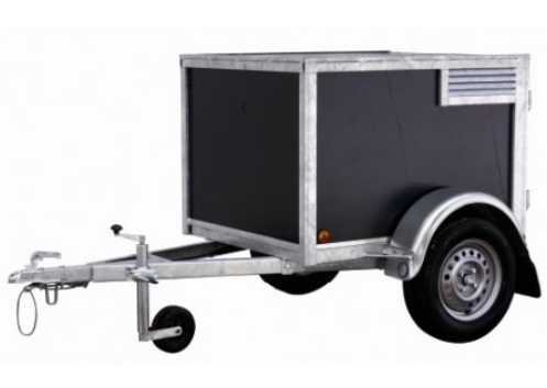 Remorque BW Trailers 2 chiens marron