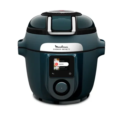 Cookeo Infinity, 17 modes de cuisson, Sans pale de mélange, Bleu Trust