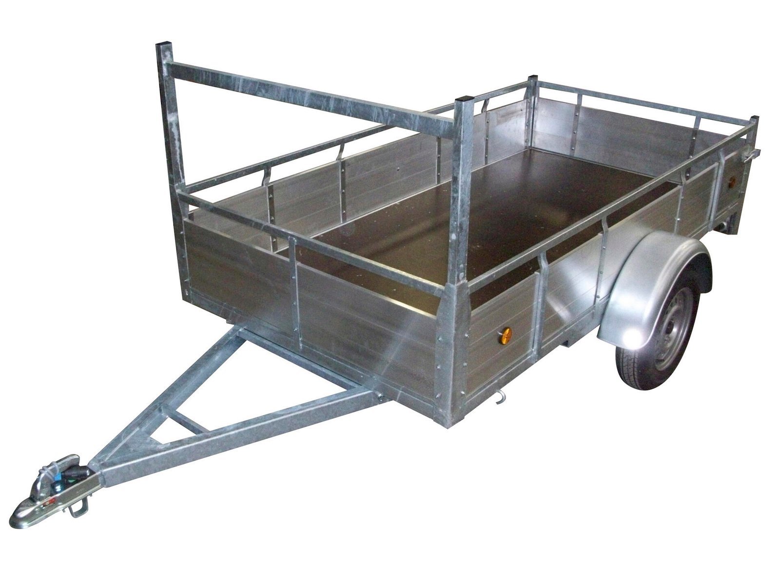 Remorque 257×132 cm aluminium simple essieu