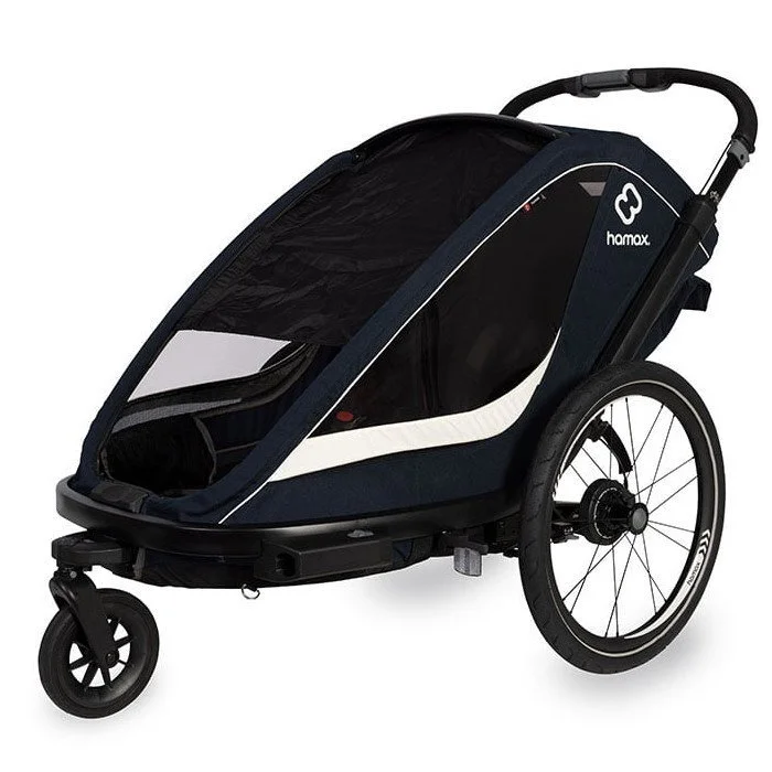 Remorque pour vélo Hamax 2 Enfants – Breeze – noir