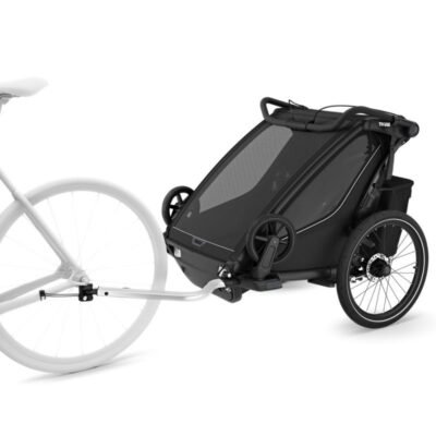 Remorque bébé vélo​ Thule pour 2 Enfants – Chariot Sport 2 Double – noir