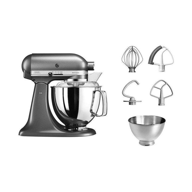 Robot pâtissier KITCHENAID 5KSM175EMS gris étain